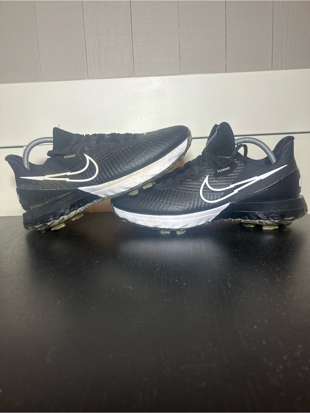 Nike Air Zoom Infinity Tour Black White Mens Sz 9 Golf Shoes CT0540-077